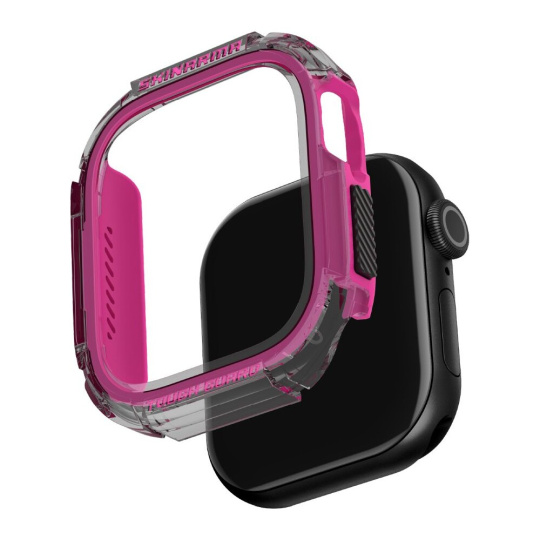 SKINARMA Atom kryt Apple Watch 42mm tmavě růžový