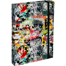 Desky na školní sešity BAAGL A4 Jumbo Batman Komiks