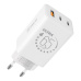 OBAL:ME GaN 65W nabíječka USB-A/2x USB-C bílá