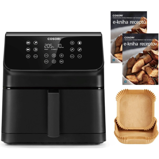Cosori P651 PREMIUM II Chef edition 6,2l horkovzdušná fritéza černá