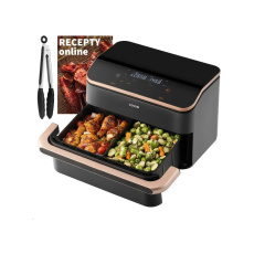Cosori TF101S Dual blaze TwinFry 10l hozkovzdušná fritéza černá