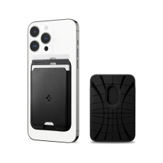 Spigen Valentinus Wallet Magsafe pěněženka pro 3 karty, černá Spigen Valentinus Wallet Magsafe pěněženka pro 3 karty, černá