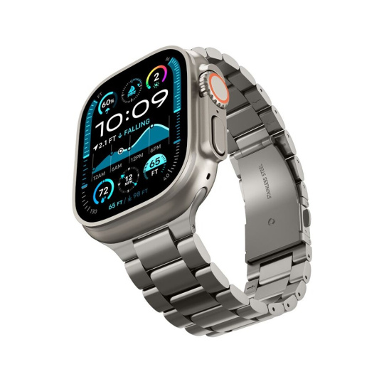 Spigen Modern Fit Titanium řemínek Apple Watch 49/46/45/44mm přírodní titan