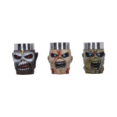 Set 3 panákovek Nemesis Now Iron Maiden - Eddie 9 cm