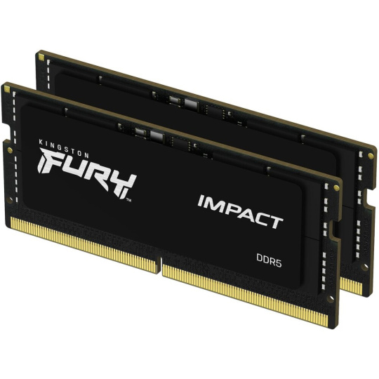 Kingston Fury Impact 64GB 5600MHz CL40 DDR5 SO-DIMM (2x32) Black