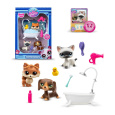 Set tří figurek Hasbro Littlest Pet Shop koupelnový set