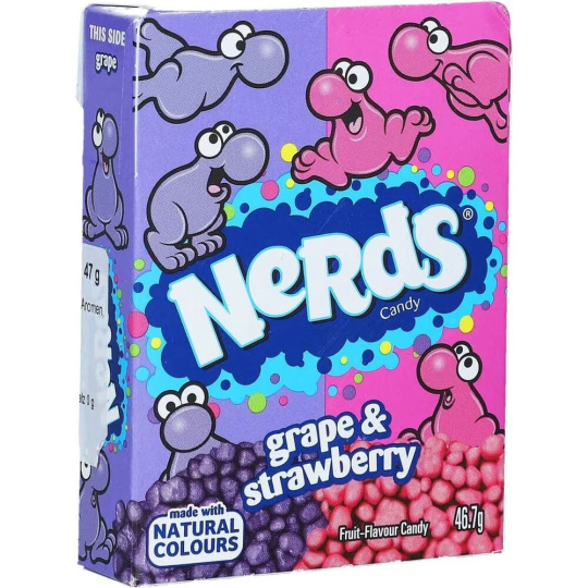 Bonbony Nerds - Jahoda a Hrozny 47 g