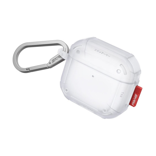 SKINARMA Mecha CE pouzdro pro AirPods 4 bílé SKINARMA Mecha CE pouzdro pro AirPods 4 bílé