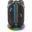 iPega SW2052 nabíjecí stanice s RGB pro JoyCon Ovladače Nintendo Switch 2 černá