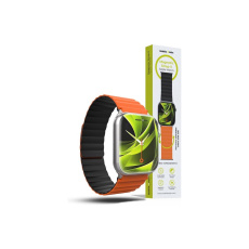 Mobile Origin Magnetic Watch Strap II řemínek 49/46/45/44mm oranžový/černý