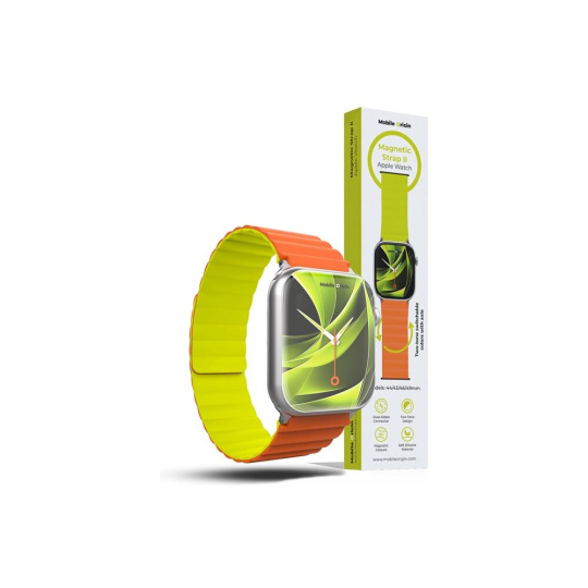 Mobile Origin Magnetic Watch Strap II řemínek 49/46/45/44mm oranžový/zelený