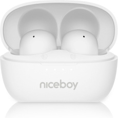 Niceboy Podsie 4 POP Arctic bezdrátová sluchátka bílá