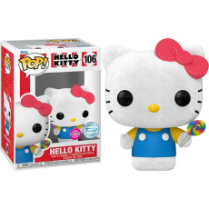 Funko POP! #106 Sanrio: Hello Kitty - Hello Kitty with Lollipop (Flocked)