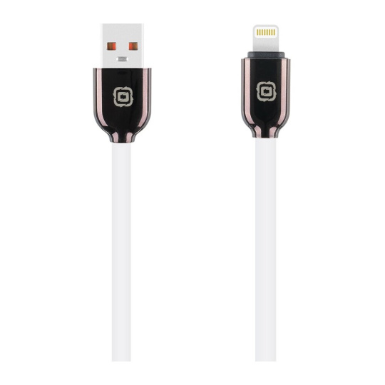 OBAL:ME Sleek USB-A/Lightning kabel bílý