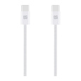 OBAL:ME Super Fast USB-C/USB-C pletený kabel (60W) 1m bílý