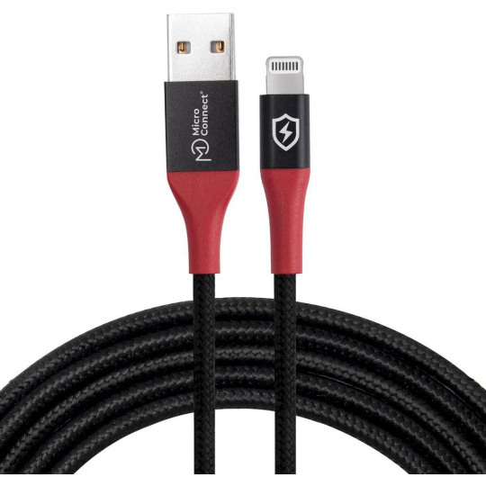 MicroConnect Safe Charge USB-A - Lightning Data Blocker kabel 1.5m