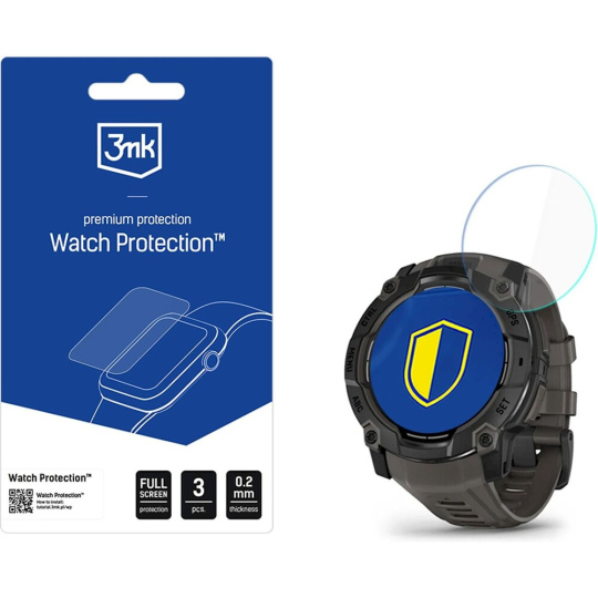 3mk Watch Protection FlexibleGlass pro Garmin Instinct 3 50mm (Amoled, Solar)