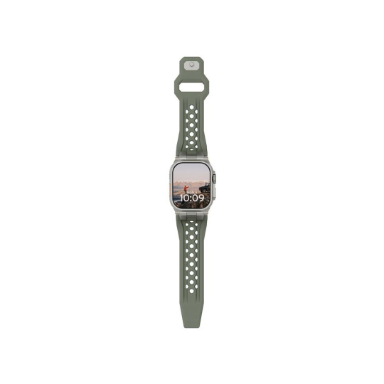 UAG Monarch Strap řemínek Apple Watch 49/46/45/44/42mm olivový/titan