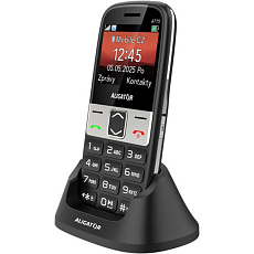 ALIGATOR A775 Senior + stolní nabíječka černý