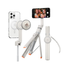 Spigen Selfie Stick MagSafe+ Tripod selfie tyč béžová