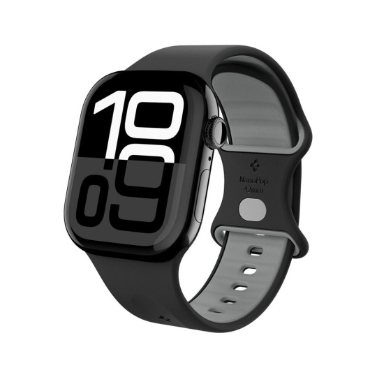 Spigen Nano Pop Band řemínek Apple Watch 42/41/40mm černý/šedý