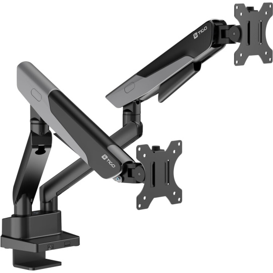 TIGO Falcon Dual držák na dva monitory 17" - 35" černá/šedá