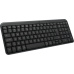 Logitech K250 CZ/SK bezdrátová klávesnice světle šedá