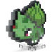 Mattel Mega Construx stavebnice Pixel Art Pokémon - Bulbasaur