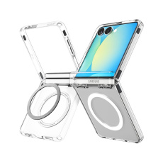 Spigen Ultra Hybrid Pro MagSafe kryt Samsung Galaxy Z Flip7 čirý/bílý