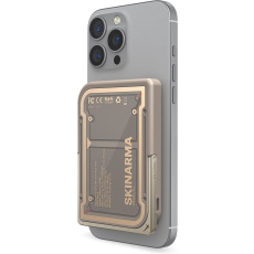 SKINARMA Nexus Mecha MagSafe powerbanka se stojánkem, USB-C, PD (5000 mah) zlatá