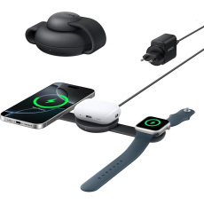 Anker MagGo B25M8 3v1 MagSafe nabíječka (15W) černá