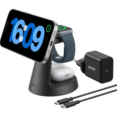 Anker MagGo MagSafe nabíječka (15W) černá
