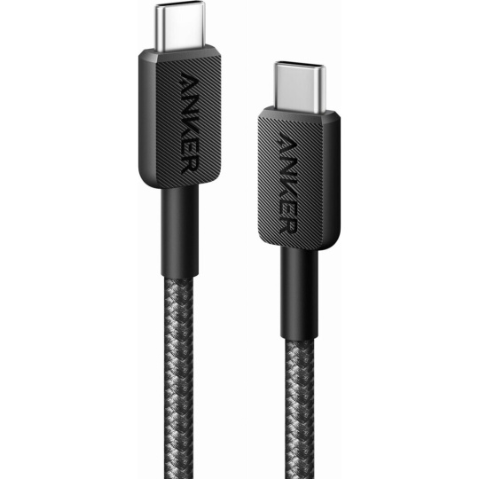 Anker 322 USB-C/USB-C napájecí kabel 60W 0,9m černý