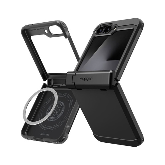 Spigen Tough Armor Pro MagSafe krytSamsung Galaxy Z Flip7 FE/Flip6 černý