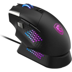 MSI VERSA Pro bezdrátová herní myš + Mouse Dock Pro set černý