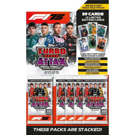 Topps Formula 1 2025 Turbo Attax - Mega Multipack