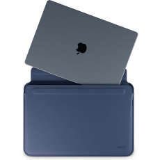 Epico Leather Sleeve pro Macbook Pro 13,3"/Air 13"/Air 13,6" tmavě modrý