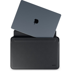 Epico Leather Sleeve pro Macbook Pro 14" černý