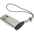 PremiumCord Adaptér USB3.0 A male stříbrný