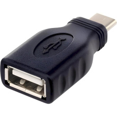 PremiumCord Adaptér USB-C/male - USB2.0  A/female černý