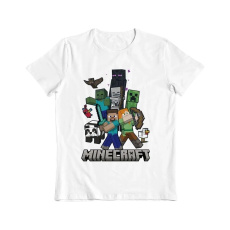 Tričko dětské Minecraft - Characters Tower (11-12 let)