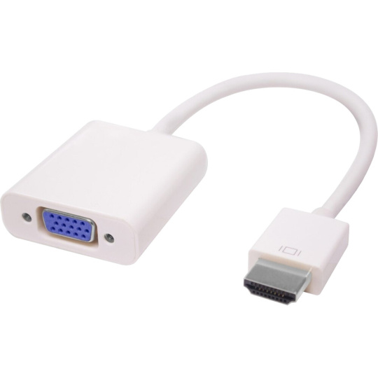 PremiumCord HDMI/VGA + 3,5mm redukce bílá