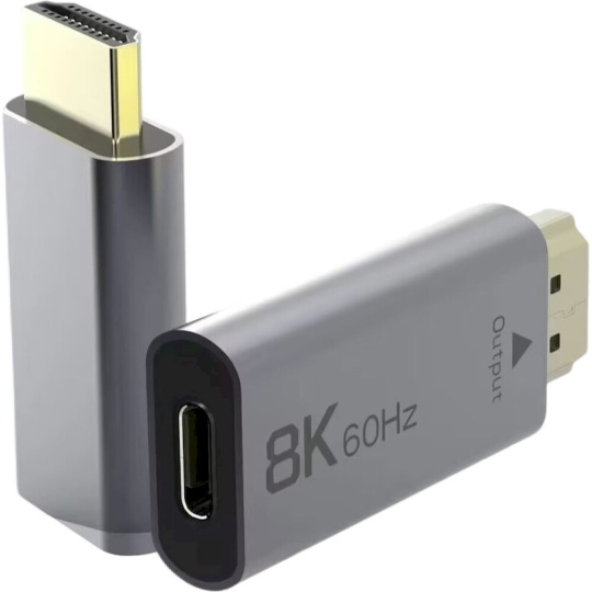 PremiumCord USB-C/HDMI redukce 8K stříbrná PremiumCord USB-C/HDMI redukce 8K stříbrná