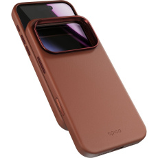 Epico Leather Pro Mag+ kryt pro iPhone 17 Pro Max Qi2 & Magsafe kompatibilní hnědý
