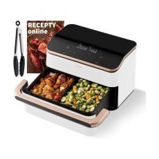 Cosori TF101S Dual blaze TwinFry 10l hozkovzdušná fritéza bílá