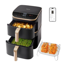 Cosori Turbo Tower Pro chytrá horkovzdušná fritéza 10,8l černá