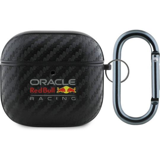 Oracle Red Bull Racing PU Karbonové pouzdro AirPods 4 černé