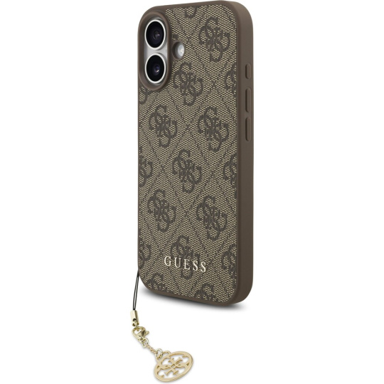 Guess 4G Charm kryt iPhone 17 hnědý