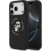 Karl Lagerfeld Liquid Silicone Karl and Choupette MagSafe kryt iPhone 17 Pro černý