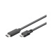 PremiumCord USB 3.1 konektor C/M - USB 2.0 konektor Micro-B/M 1m